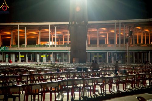 ภาพ No.218880:วันศุกร์ที่ 18 เมษายน พ.ศ. 2568 การเตรียมงานในลานธรรม , พระมหาธรรมกายเจดีย์ เพื่องานวันคุ้มครองโลก 22 เมษายน พ.ศ. 2568