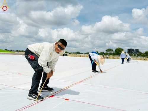 ภาพ No.211244:วันเสาร์ที่ 15 มีนาคม พ.ศ. 2568  การเตรียมงานของเจ้าหน้าที่ เพื่องานฉลองปทุมเจดีย์ ณ ศูนย์อบรมเยาวชนปัตตานี