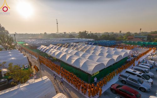 ภาพ No.109281:พิธีถวายภัตตาหารเป็นสังฆทาน แด่คณะพระธรรมยาตราฯ วันที่ 10 มกราคม พ.ศ. 2567 ณ อนุสรณ์สถานคลองบางนางแท่น อ.สามพราน จ.นครปฐม