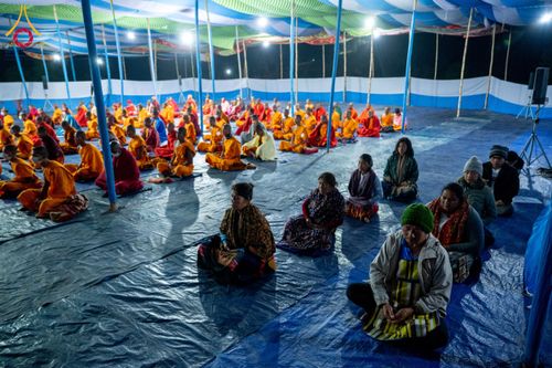 ภาพ No.131075:Photo Story ปฐมบรรพชาชาวพุทธมาร์มา Episode 4/5 วันที่ 13 กุมภาพันธ์พ.ศ. 2567 ณ วัดธัมจักร อรัญกุฏิ บังกลาเทศ