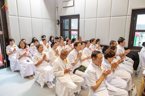 ภาพ No.332376:วันเสาร์ที่ 6 มิถุนายน พ.ศ.2569 พิธีต้อนรับสัญญาบัตร พัดยศ พระราชภาวนาวชิรวิเทศ วิ. ณ อุโบสถพระไตรปิฏก วัดพระธรรมกาย