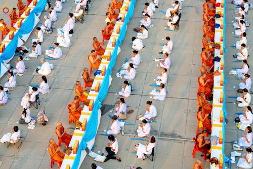 ภาพ No.324184:วันที่ 22 เมษายน พ.ศ.2569 (วันคุ้มครองโลก) พิธีถวายมหาสังฆทาน 40,000 กว่าวัดทั่วประเทศ ณ ลานธรรม พระมหาธรรมกายเจดีย์ วัดพระธรรมกาย