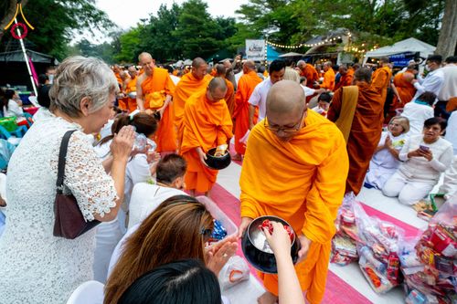 ภาพ No.285980:วันเสาร์ที่ 13 ธันวาคม พ.ศ.2568 พิธีตักบาตรพระภิกษุสามเณร 1,000 รูป ณ บริเวณหน้าอุทยานแห่งชาติเขาใหญ่ อำเภอปากช่อง จ.นครราชสีมา