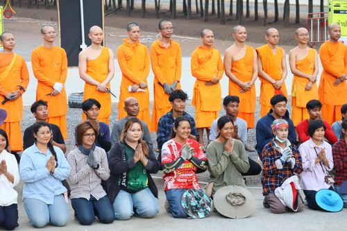 ภาพ No.320986:วันที่ 9 เมษายน พ.ศ.2569 การเตรียมงานจราจร เพื่องานถวายมหาสังฆทาน 40,000 กว่าวัดทั่วประเทศ วันคุ้มครองโลก 22 เมษายน พ.ศ.2569 วัดพระธรรมกาย