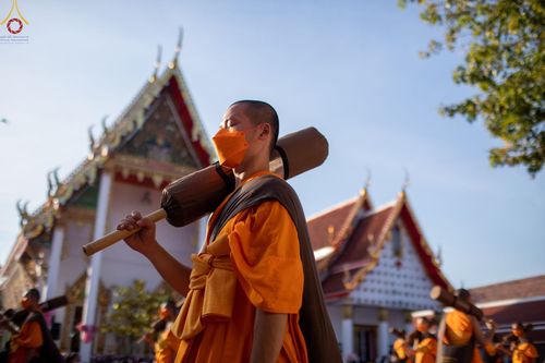 ภาพ No.70944:พิธีต้อนรับพระธรรมยาตรา ในโครงการธรรมยาตรากตัญญูบูชา มหาปูชนียาจารย์ พระมงคลเทพมุนี(สด จนฺทสโร) พระผู้ปราบมาร อนุสรณ์สถาน 7 แห่ง ปีที่ 11 วันที่ 14 มกราคม พ.ศ. 2566 ณ อนุสรณ์สถานลำดับที่ 3 สถานที่เกิดในเพศสมณะ วัดสองพี่น้อง อ.สองพี่น้อง จ.สุพรรณบุรี