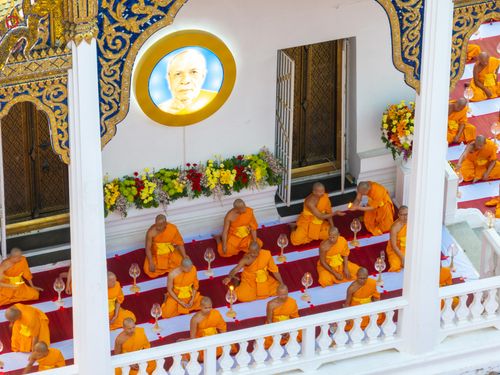 ภาพ No.297011:วันที่ 17 มกราคม พ.ศ. 2569 พิธีจุดประทีปถวายเป็นพุทธบูชา และบูชาธรรมมหาปูชนียาจารย์  ณ วัดโบสถ์บน ต.บางคูเวียง จ.นนทบุรี อนุสรณ์สถานลำดับที่ 4 สถานที่เกิดด้วยกายธรรม ในโครงการธรรมยาตรา กตัญญูบูชา มหาปูชนียาจารย์ พระมงคลเทพมุนี(สด จนฺทสโร) พระผู้ปราบมาร อ