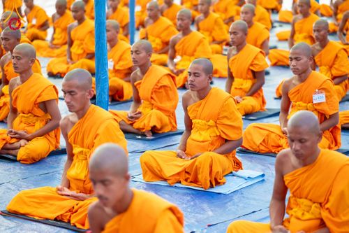 ภาพ No.131183:Photo Story ปฐมบรรพชาชาวพุทธมาร์มา Episode 4/5 วันที่ 13 กุมภาพันธ์พ.ศ. 2567 ณ วัดธัมจักร อรัญกุฏิ บังกลาเทศ