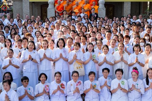 ภาพ No.141842:พิธีประดิษฐานลูกนิมิตมหาสมบัติ  ผูกสีมา สถาปนาอุโบสถ "บูชาธรรม 80 ปี หลวงพ่อธัมมชโย" ณ วัดพระธรรมกายโทชิหงิ ประเทศญี่ปุ่น วันอาทิตย์ที่ 16 มิถุนายน พ.ศ. 2567