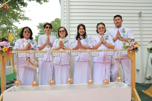 ภาพ No.144919:พิธีประดิษฐานลูกนิมิตมหาสมบัติ ผูกสีมาสถาปนาอุโบสถ บูชาธรรม ๘๐ ปี หลวงพ่อธัมมชโย วันอาทิตย์ที่ ๓๐ มิถุนายน พ.ศ. ๒๕๖๗ วัดพระธรรมกายนิวเจอร์ซี ประเทศสหรัฐอเมริกา