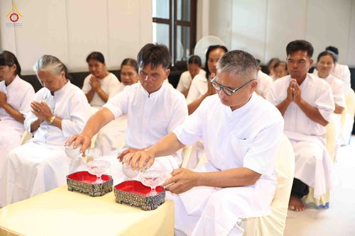 ภาพ No.341902:วันพุธที่ 29 กรกฎาคม พ.ศ. 2569 พิธีอุปสมบทสามเณรประโยค 9 นาคในพระบรมราชานุเคราะห์ ณ โบสถ์พระไตรปิฏก วัดพระธรรมกาย