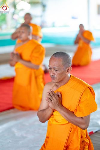 ภาพ No.101355:พิธีบรรพชาธรรมทายาท ในโครงการอุปสมบทบูชาธรรม มหาปูชนียาจารย์ พ.ศ. 2566 ณ วัดท่าสุวรรณ จ.ราชบุรี วันที่ 6 ธันวาคม พ.ศ. 2566