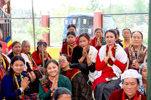 ภาพ No.212918:วันที่ 14 - 15 มีนาคม พ.ศ. 2568 คณะสงฆ์และสามเณรเดินธรรมยาตรา ในโครงการบวชสามเณรเนปาล 500 รูป ไปยังสถานที่รอบมายาเทวีและลุมพินีเกรด ณ ลุมพินี ประเทศเนปาล