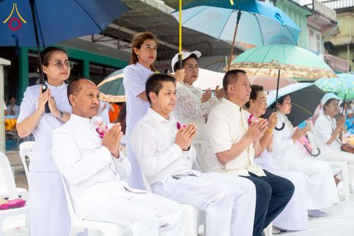 ภาพ No.226096:วันอาทิตย์ที่ 25 พฤษภาคม พ.ศ. 2568 พิธีตักบาตรพระ 1,000 รูปเมืองตรัง ครบรอบ 110 ปี เมืองทับเที่ยง ถวายเป็นพุทธบูชา ถวายเป็นพระราชกุศลแด่รัชกาลที่ 10 และอุทิศส่วนกุศลแด่อดีตเจ้าเมืองตรัง และบรรพบุรุษ ณ บริเวณหน้าศาลากลางจังหวัดตรัง ถนนพระราม 6