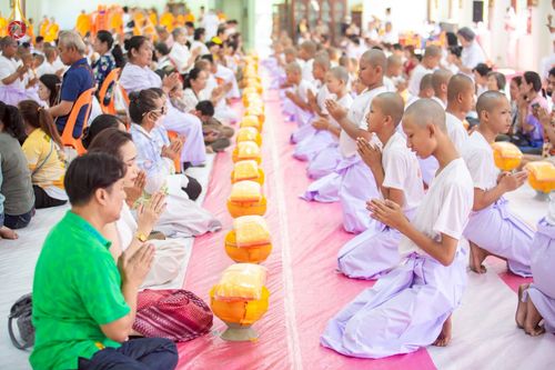 ภาพ No.216386:วันเสาร์ที่ 5 เมษายน พ.ศ. 2568 พิธีขอบรรพชา พิธีขอสรณคมน์และศีล พิธีขอนิสสัย พิธีถวายบาตร ในโครงการบรรพชาสามเณรฟื้นฟูพระพุทธศาสนาทั่วไทย  ณ วัดพระพุทธบาท ราชวรมหาวิหาร ต.ขุนโขลน อ.พระพุทธบาท จ.สระบุรี