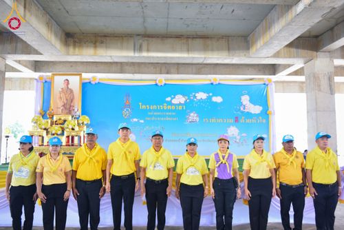 ภาพ No.152625:พิธีเททองหล่อพระพุทธรูปประจำสัตตมหาสถาน ธรรมอุทยานอุโบสถวัดสายสุวพรรณ - กิจกรรมปลูกต้นไม้เฉลิมพระเกียรติ พระบาทสมเด็จพระเจ้าอยู่หัว วันที่ 26 กรกฎาคม พ.ศ. 2567