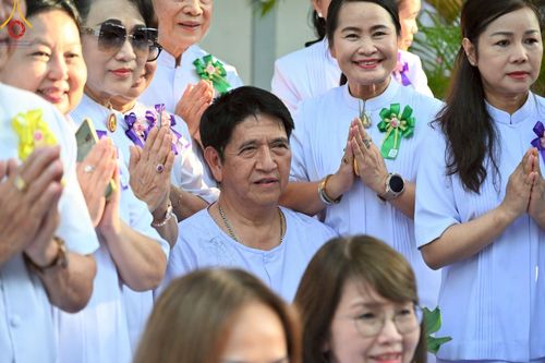 ภาพ No.216706:วันอาทิตย์ที่ 6 เมษายน พ.ศ. 2568 พิธีตัดปอยผม และปลงผมนาคธรรมทายาท โครงการบวชบูชาธรรม81ปี หลวงพ่อธัมมชโย โครงการ 1 และ 2 โครงการนานาชาติ AEC&WAB รุ่น CEO (ผู้บริหาร) รุ่นที่4 ณ หมู่บ้านบรรลุธรรม วัดพระธรรมกาย