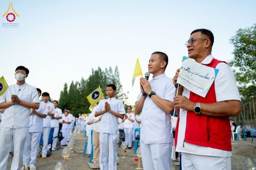 ภาพ No.275104:วันอาทิตย์ที่ 30 พฤศจิกายน พ.ศ. 2568 พิธีตอกเสาเข็ม "สร้างองค์พระเจดีย์เพื่อสร้างสันติภาพโลก" ต้นสุดท้าย ณ ศูนย์ปฏิบัติธรรมระยอง (บ้านช่องลม)