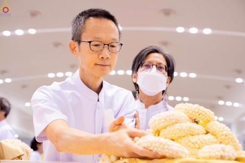 ภาพ No.243770:วันอาทิตย์ที่ 7 กันยายน พ.ศ. 2568 พิธีบูชาครูผู้ค้นพบวิชชาธรรมกาย , พิธีบูชาข้าวพระ ณ สภาธรรมกายสากล วัดพระธรรมกาย