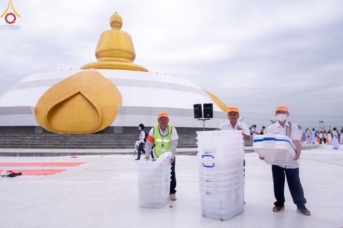 ภาพ No.121013:V.20 เป็นปลื้ม การเตรียมงาน เก็บงาน การรับบุญของเจ้าหน้าที่หน่วยงานต่างๆ เพื่อโครงการธรรมยาตรา กตัญญูบูชา มหาปูชนียาจารย์ พระมงคลเทพมุนี (สด จนฺทสโร) พระผู้ปราบมาร อนุสรณ์สถาน 7 แห่ง ปีที่ 12 ระหว่างวันที่ 2 - 31 มกราคม พ.ศ.2567