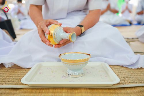 ภาพ No.117435:พิธีถวายภัตตาหารเป็นสังฆทาน แด่คณะพระธรรมยาตรา วันที่ 23 มกราคม พ.ศ. 2567 ณ อนุสรณ์สถานบางปลา อ.บางเลน จ.นครปฐม