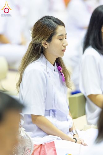 ภาพ No.134071:พิธีบูชาข้าวพระ  ในวันอาทิตย์ต้นเดือนที่ 7 เมษายน พ.ศ. 2567 ณ วัดพระธรรมกาย จ.ปทุมธานี