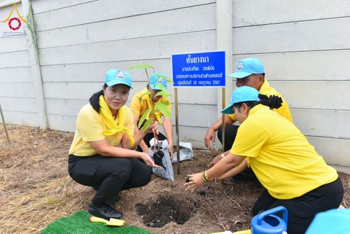 ภาพ No.152634:พิธีเททองหล่อพระพุทธรูปประจำสัตตมหาสถาน ธรรมอุทยานอุโบสถวัดสายสุวพรรณ - กิจกรรมปลูกต้นไม้เฉลิมพระเกียรติ พระบาทสมเด็จพระเจ้าอยู่หัว วันที่ 26 กรกฎาคม พ.ศ. 2567