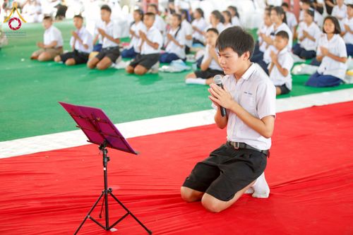 ภาพ No.266767:วันที่ 5 พฤศจิกายน พ.ศ. 2568 รวมพลังเด็กดี V-Star ผู้นำฟื้นฟูศีลธรรมโลก ณ พุทธอุทยานนานาชาติ จังหวัดหนองคาย