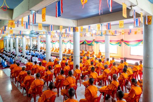 ภาพ No.189746:พิธีทอดผ้าป่าทำนุบำรุงศาสนสถาน ในโครงการธรรมยาตรา กตัญญูบูชา มหาปูชนียาจารย์ พระมงคลเทพมุนี(สด จนฺทสโร) พระผู้ปราบมาร อนุสรณ์สถาน 7 แห่ง ปีที่ 13 ณ วัดใหม่พิบูลย์ผล ต.บางเลน อ.สองพี่น้อง จ.สุพรรณบุรี วันที่ 5 มกราคม พ.ศ. 2568