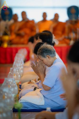 ภาพ No.210694:วันพฤหัสบดีที่ 13 มีนาคม พ.ศ. 2568  สมโภชพระประธานอุโบสถวัดป่าอุบลแก้ว จังหวัดอุบลราชธานี