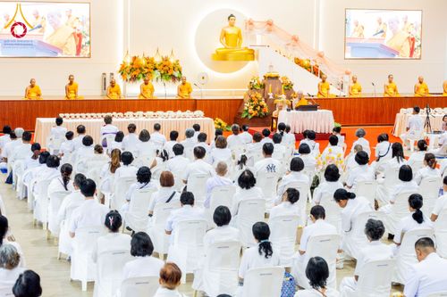 ภาพ No.254823:วันที่ 15 ตุลาคม พ.ศ. 2568 พิธีบรรจุพระบรมสารีริกธาตุภายในพระเกตุองค์พระประธาน สมโภชพระประธาน พระธรรมกาย ณ ศูนยอบรมเยาวชนกาญจนบุรี