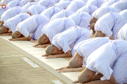 ภาพ No.214978:วันเสาร์ที่ 5 เมษายน พ.ศ. 2568 พิธีเวียนประทักษิณรอบพระมหาธรรมกายเจดีย์  พิธีวันทาเจดีย์ พิธีขอขมาและมอบผ้าไตร ในโครงการบรรพชาสามเณรฟื้นฟูพระพุทธศาสนาทั่วไทย , โครงการหน่อแก้วเปรียญธรรม รุ่นที่ 13 ,  โครงการสามเณรยุวธรรมทายาท รุ่นที่ 33 , โครงการสามเณรมั