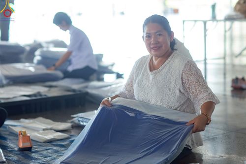 ภาพ No.218649:วันพฤหัสบดีที่ 17 เมษายน พ.ศ. 2568 การเตรียมงานในลานธรรม , สภาธรรมกายสากล , วิหารคด  เพื่องานวันคุ้มครองโลก 22 เมษายน พ.ศ. 2568