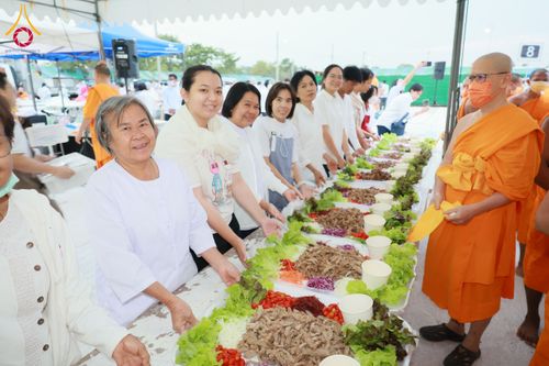 ภาพ No.118070:พิธีถวายภัตตาหารเป็นสังฆทาน แด่คณะพระธรรมยาตรา ปีที่ 12 วันที่ 24 มกราคม พ.ศ. 2567 ณ อนุสรณ์สถานบางนางแท่น จ.นครปฐม
