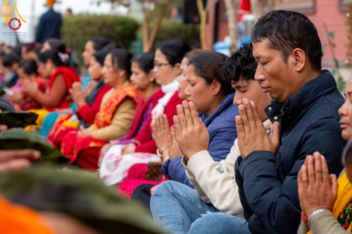 ภาพ No.209797:วันที่ 28 กุมภาพันธ์ พ.ศ.2568 พิธีเปิดโครงการบวชสามเณร พิธีถวายไทยธรรม พิธีขอขมามอบผ้าไตร  ณ เมืองปาตัน ประเทศเนปาล