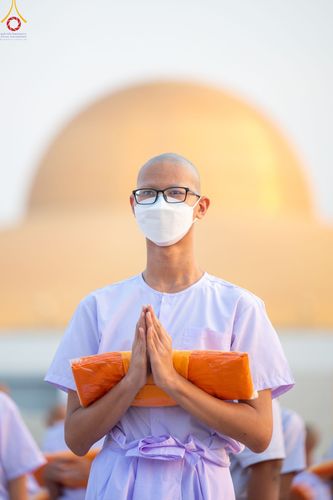 ภาพ No.79803:พิธีเวียนประทักษิณ ณ พระมหาธรรมกายเจดีย์ และพิธีวันทาเจดีย์ ในโครงการบรรพชาสามเณรฟื้นฟูพระพุทธศาสนาทั่วไทย วันเสาร์ที่ 8 เมษายน พ.ศ.2566
