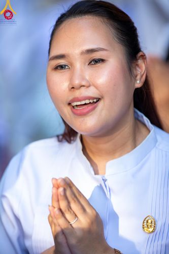 ภาพ No.106223:พิธีต้อนรับพระธรรมยาตรา ชุด 2 ในโครงการธรรมยาตรากตัญญูบูชา มหาปูชนียาจารย์  พระมงคลเทพมุนี(สด จนฺทสโร) พระผู้ปราบมาร  อนุสรณ์สถาน 7 แห่ง ปีที่ 12  วันที่ 3 มกราคม พ.ศ. 2567  ณ อนุสรณ์สถานโลตัสแลนด์ จ.สุพรรณบุรี