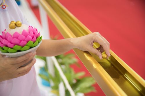 ภาพ No.77840:พิธีหล่อพระบรมพุทธเจ้า ทิศตะวันตก  วันอาทิตย์ที่ 19 มีนาคม พ.ศ. 2566 ณ วัดพระธรรมกาย จ.ปทุมธานี