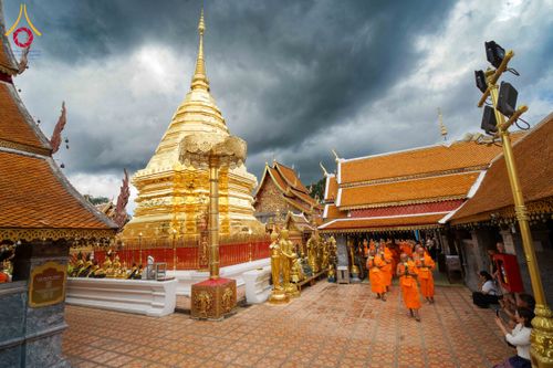 ภาพ No.329189:วันเสาร์ที่ 16 พฤษภาคม พ.ศ.2569 ธรรมยาตรา เดินดูดวงขึ้นดอยฉลองแชมป์บาลี วัดบ้านขุน อำเภอฮอด จังหวัดเชียงใหม่