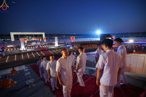 ภาพ No.125543:V.27 มาฆะ สาธุ  การรับบุญเตรียมงาน ปฎิบัติงาน เก็บงาน ของเจ้าหน้าที่หน่วยงานต่างๆ เพื่อวันมาฆบูชา วันเสาร์ที่ 24 กุมภาพันธ์  พ.ศ. 2567 ณ วัดพระธรรมกาย จ.ปทุมธานี