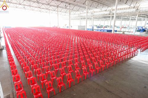 ภาพ No.61522:V.36 ทุ่มเทเพื่อพ่อ 80 ปี ภาพการเตรียมงานของหน่วยงานต่างๆ เพื่อพิธีฉลองอายุวัฒนมงคล 80 ปี หลวงพ่อธัมมชโย และรับถวายมหาสังฆทาน 10,000 กว่าวัดทั่วประเทศ ในวันคุ้มครองโลก จันทร์ที่ 22 เมษายน พ.ศ.2567