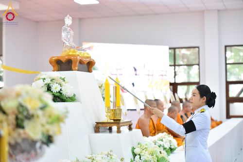 ภาพ No.280631:วันศุกร์ที่ 12 ธันวาคม พ.ศ.2568 พิธีบำเพ็ญกุศลปัญญาสมวาร (50 วัน) อุทิศถวายพระราชกุศลแด่ “พระพันปีหลวง” ณ วัดพระธรรมกาย