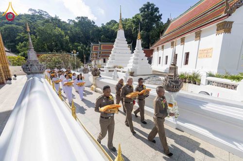 ภาพ No.349531:วันอังคารที่ 15 กันยายน พ.ศ.2569  พิธีขอขมา รับบาตร ผ้าไตร และบรรพชา "โครงการบรรพชาและพัฒนาศีลธรรม นักเรียนนายสิบตำรวจรุ่นที่ 16“ ศูนย์ฝึกอบรมตำรวจภูธร ภาค 1 ณ วัดพระพุทธบาท ราชวรมหาวิหาร  จ.สระบุรี