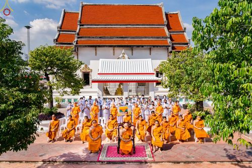 พิธีอุปสมบทวัดโปรดเกศเชษฐาราม อ.พระประแดง จ.สมุทรปราการ รับบุญจัดงานโดยสำนักพัฒนาเยาวชนโลก ในโครงการอุปสมบทบูชาธรรม มหาปูชนียาจารย์ประจำปี 2565 เมื่อวันที่ 7 ธันวาคม พ.ศ. 2565