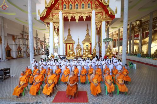 ภาพ No.66178:พิธีอุปสมบทวัดราษฎร์ประคองธรรม อ.บางใหญ่ จ.นนทบุรี รับบุญจัดงานโดยสำนักต่างประเทศ เมื่อวันที่ 7 ธันวาคม พ.ศ. 2565