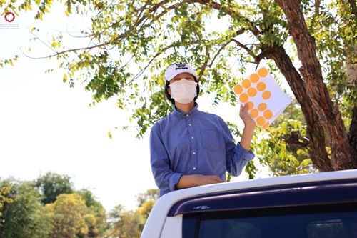 ภาพ No.65949:เจ้าหน้าที่สำนักศรัทธาภิบาล เตรียมงานอุปสมบท ที่วัดป่าโมกวรวิหาร จ.อ่างทอง วันที่ 6 ธันวาคม พ.ศ.2565