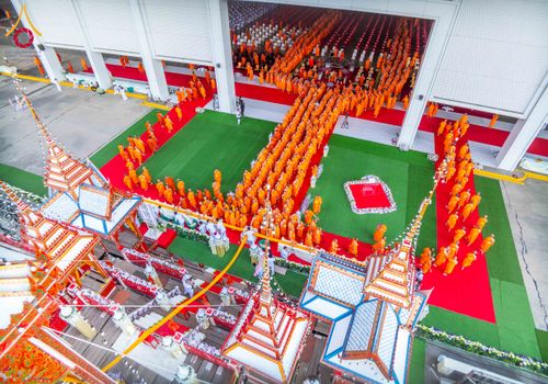 ภาพ No.316653:วันอาทิตย์ที่ 29 มีนาคม พ.ศ. 2569 พิธีทอดผ้าบังสุกุลและพิธีชำระร่าง โยมพ่อณรงค์ จินตมากุล  สิริอายุ 99 ปี 11 เดือน โยมบิดา พระครูปลัดรัตนวีรวัฒน์ (รังสฤษดิ์ อิทฺธิจินตโก) ที่ปรึกษาเจ้าคณะจังหวัดปทุมธานี เจ้าอาวาสวัดพระธรรมกาย  ณ ฌาปนสถานชั่วคราว ทางเข้า 