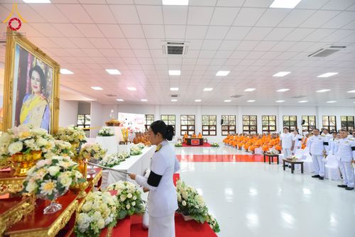 ภาพ No.280634:วันศุกร์ที่ 12 ธันวาคม พ.ศ.2568 พิธีบำเพ็ญกุศลปัญญาสมวาร (50 วัน) อุทิศถวายพระราชกุศลแด่ “พระพันปีหลวง” ณ วัดพระธรรมกาย