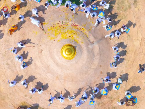 ภาพ No.310932:วันอาทิตย์ที่ 22 กุมภาพันธ์ พ.ศ. 2569 พิธีประดิษฐานพระประธาน “พระธรรมกาย” ณ ธุดงคสถานอำนาจเจริญ จังหวัดอำนาจเจริญ