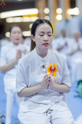 ภาพ No.244434:วันที่ 7 กันยายน พ.ศ. 2568 พิธีฉลองชัยสวดมนต์บทธัมมจักกัปปวัตตนสูตร 7,681,108,108 จบ ณ มหารัตนวิหารคด วัดพระธรรมกาย