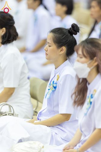 ภาพ No.134072:พิธีบูชาข้าวพระ  ในวันอาทิตย์ต้นเดือนที่ 7 เมษายน พ.ศ. 2567 ณ วัดพระธรรมกาย จ.ปทุมธานี